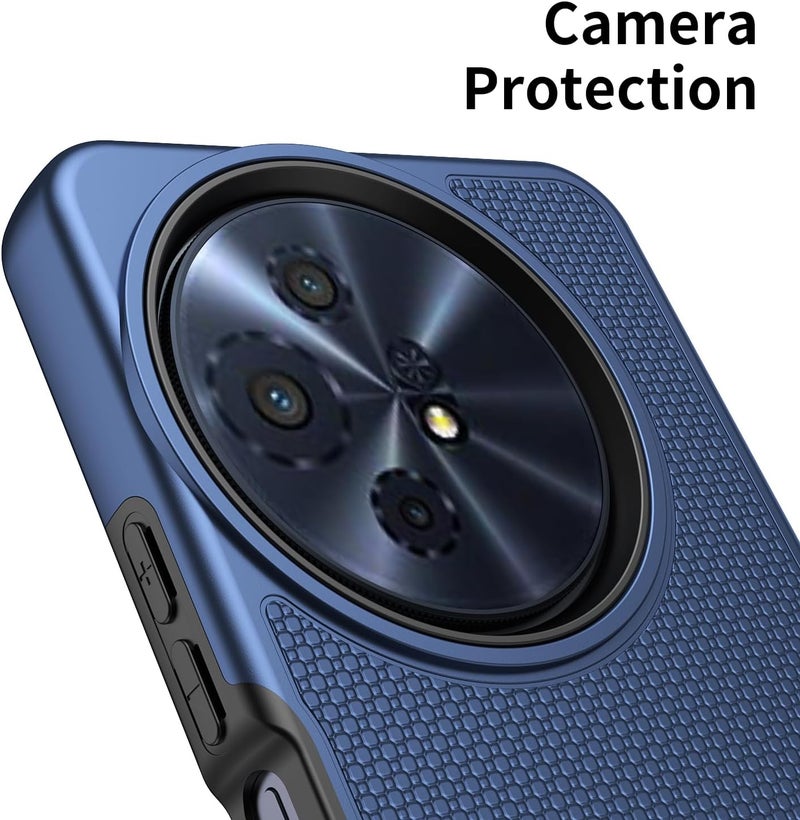 Mocotto for TCL 60 XE NXTPAPER 5G/TCL 50 XL 5G Case with Tempered Glass Screen Protector,Dual Layer Heavy Duty Shockproof Protection (Blue) - Image 5